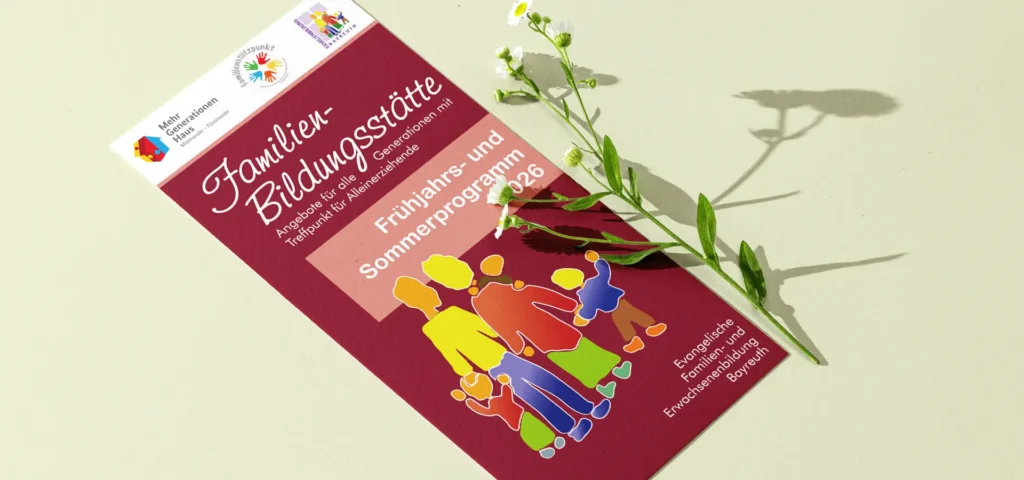 Flyer der Familienbildungsstätte Bayreuth